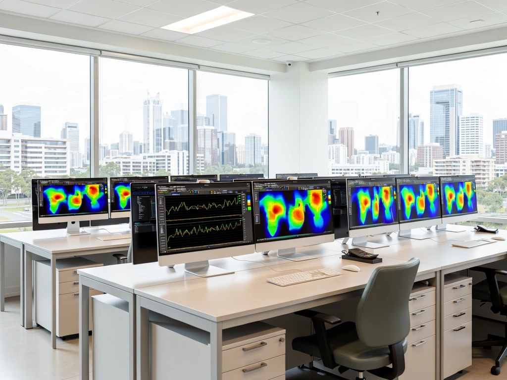 The PacificStatsGlobal analysis floor in Brisbane